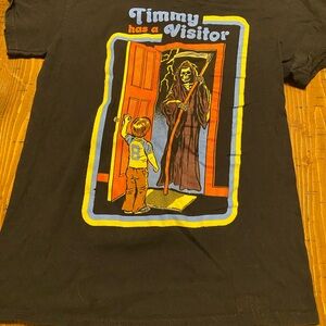 Steven Rhodes Black Graphic Tee